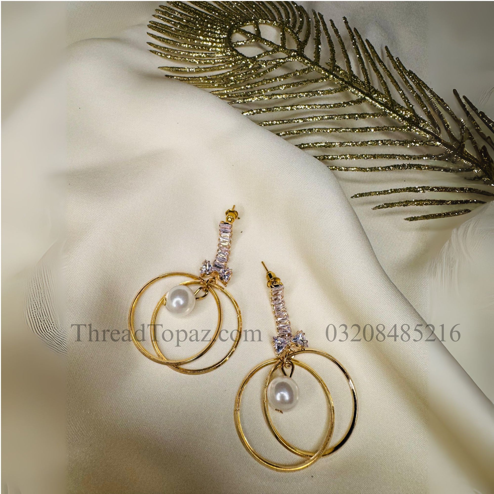 Crystal Orbit Earrings ððĪ