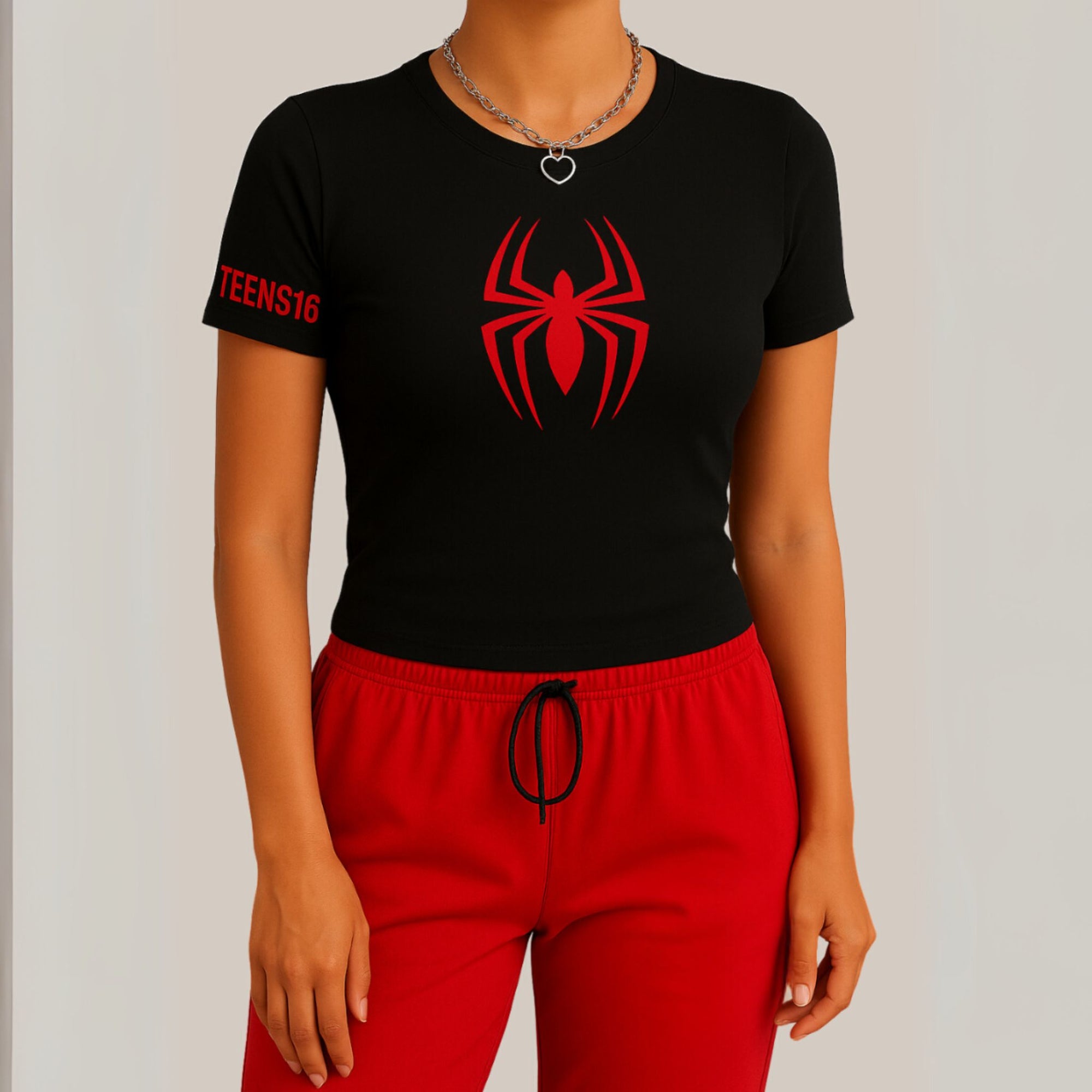 Spider Premium Fitted Tee by Threadtopaz