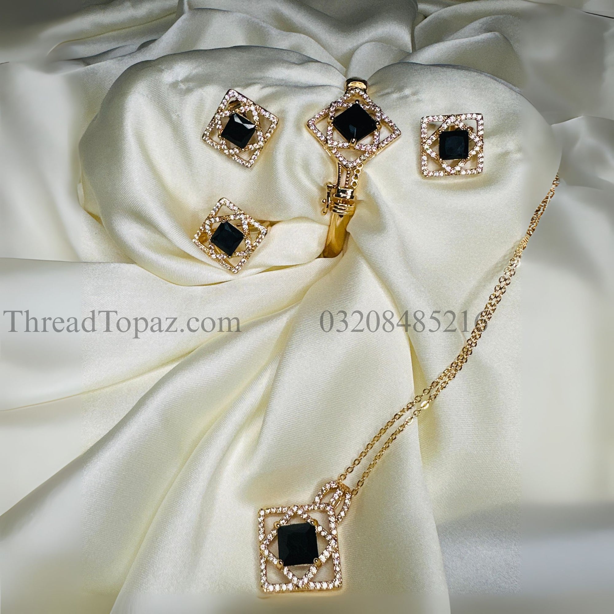 DreamSapphire 4-in-1 complete jewelry set✨