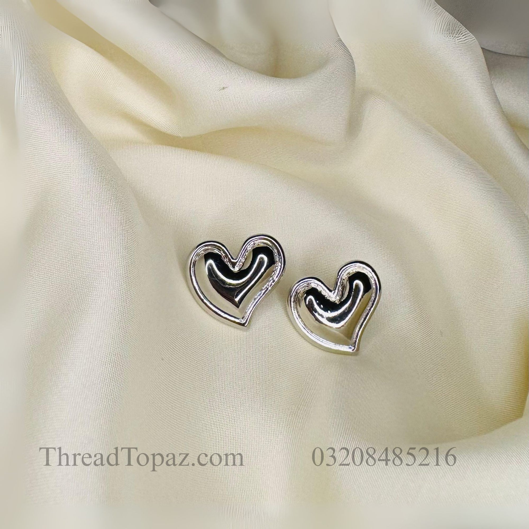 Silver Heartshine Earrings
