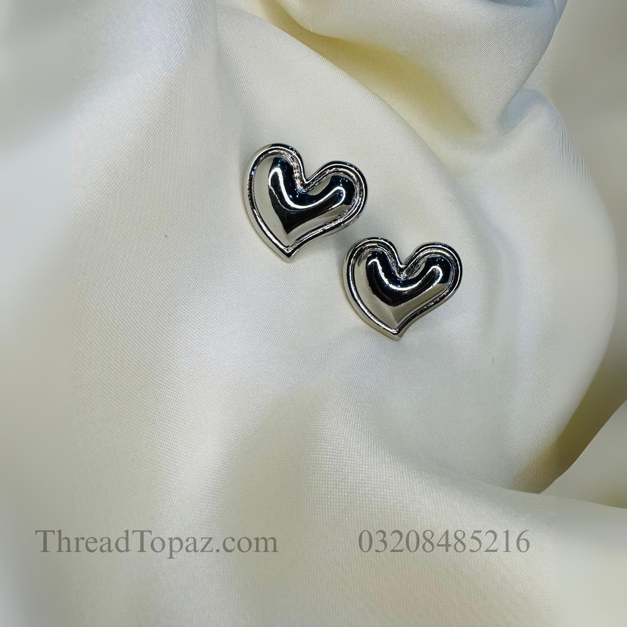 Silver Heartshine Earrings